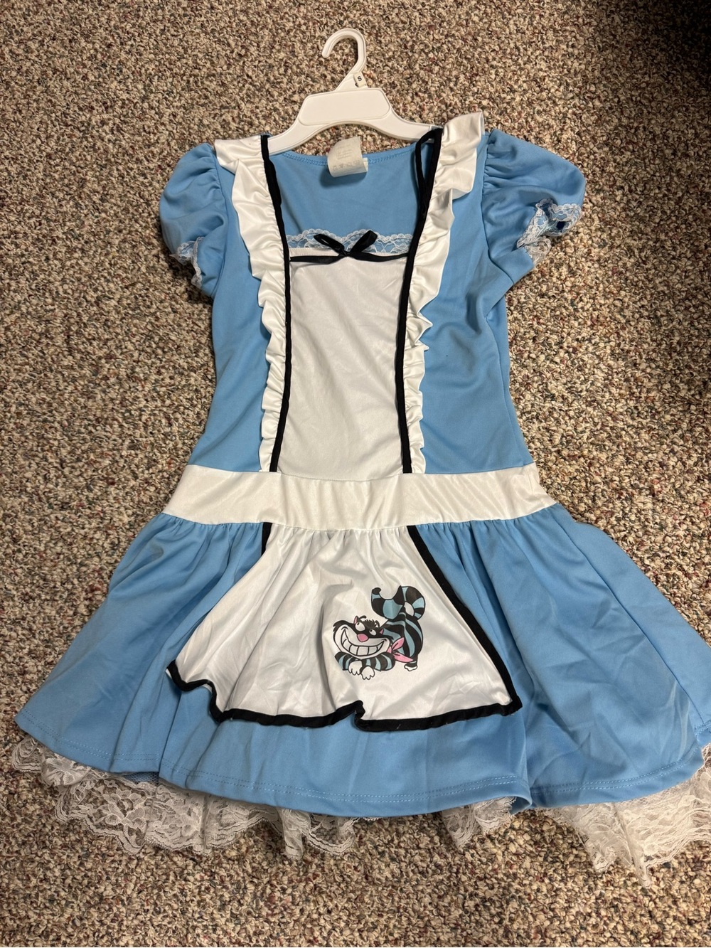Spirit Blue and White Alice-Inspired Kids Costume Dress